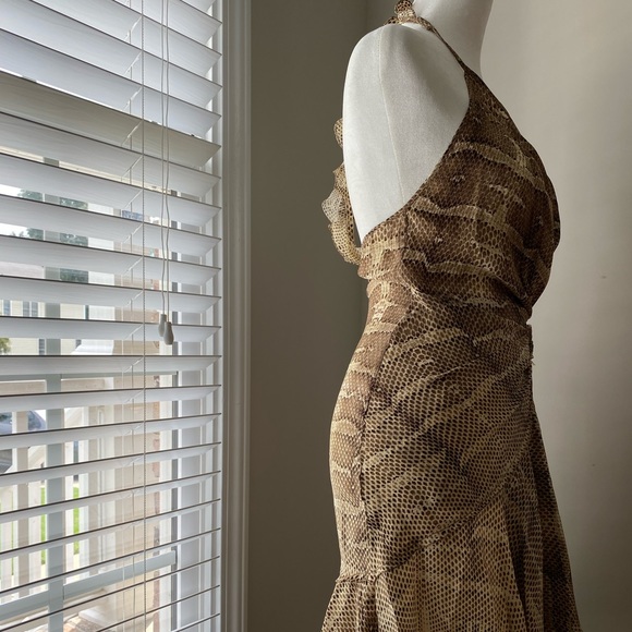 Genuine Roberto Cavalli Mini, Animal Print Wrap Dress - Picture 5 of 16
